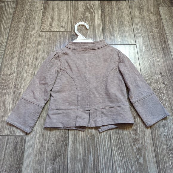 [KIDS 2/$30] NWT Baby Girl (9-12M) - NEXT Jersey Military Jacket - Picture 3 of 5